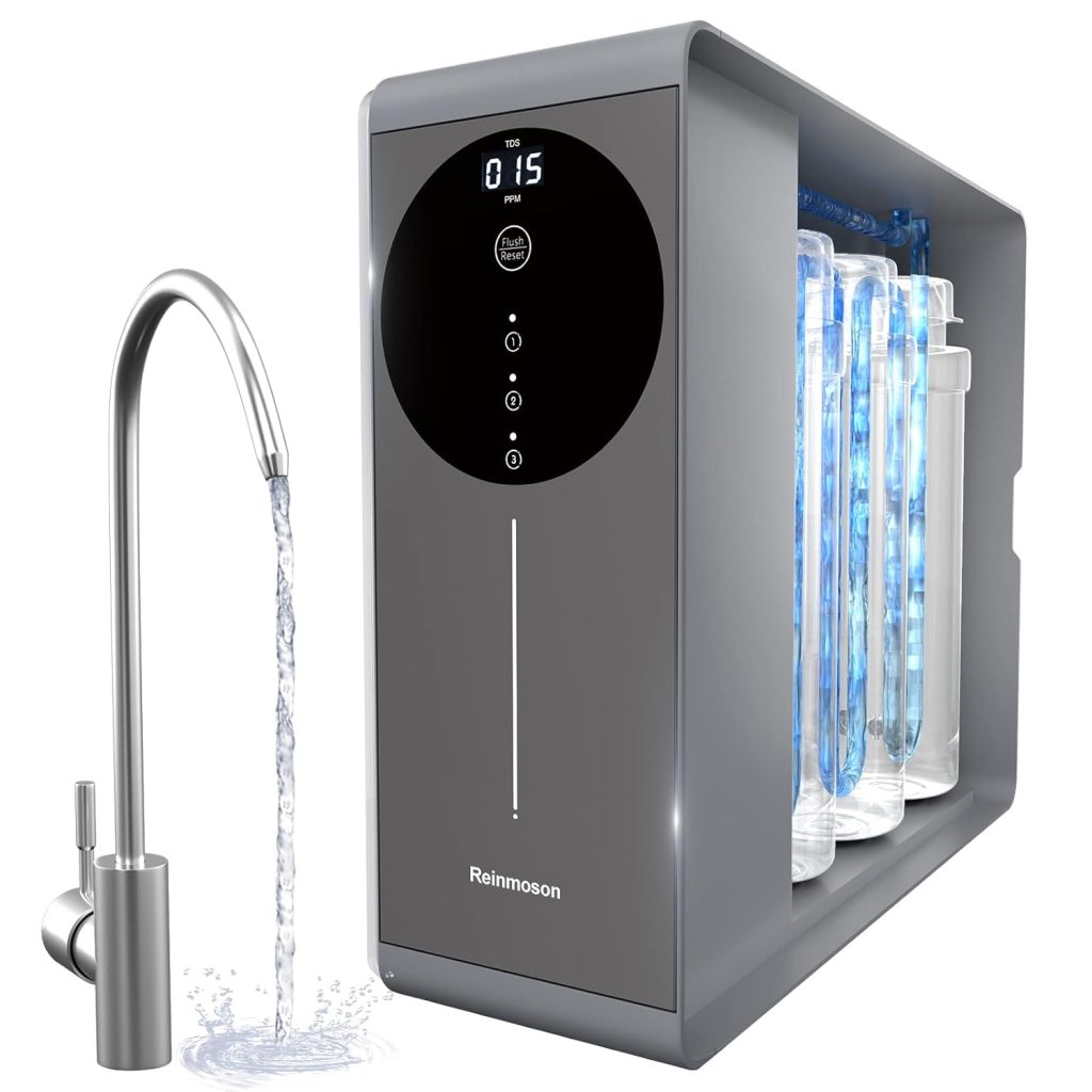 8 Stage Tankless Reverse Osmosis System NSF Certifed TDS Reduction 500GPD RO Water Filter System Under Sink Reverse Osmosis Water Filtration System for Home Kitchen Apartment (RMS-WP-RO500) 8 Stage Tankless Reverse Osmosis System NSF Certifed TDS Reduction 500GPD RO Water Filter System Under Sink Reverse Osmosis Water Filtration System for Home Kitchen Apartment (RMS-WP-RO500)