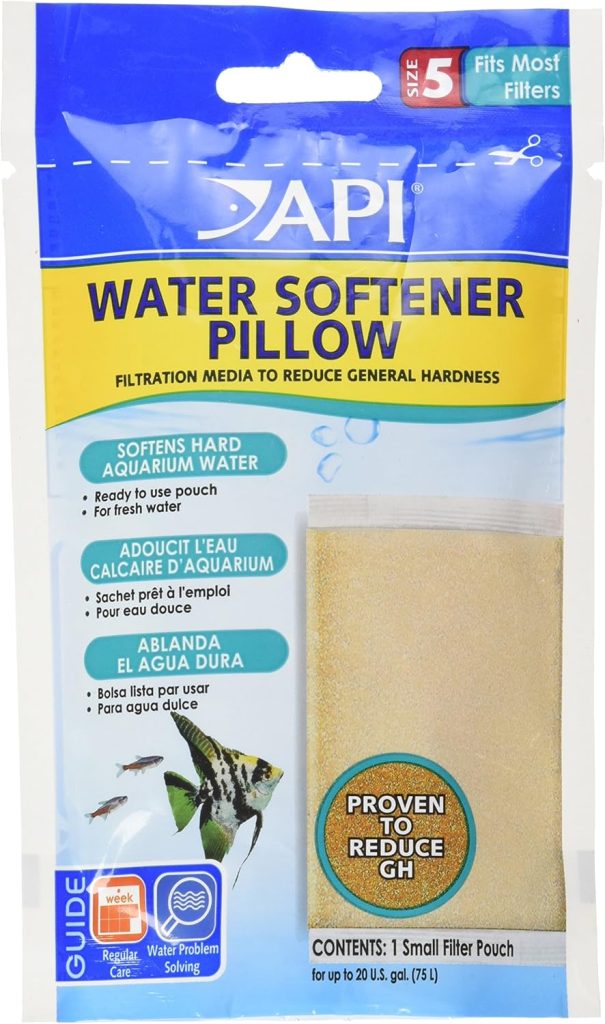 API WATER SOFTENER PILLOW Aquarium Canister Filter Filtration Pouch 1-Count Bag API WATER SOFTENER PILLOW Aquarium Canister Filter Filtration Pouch 1-Count Bag