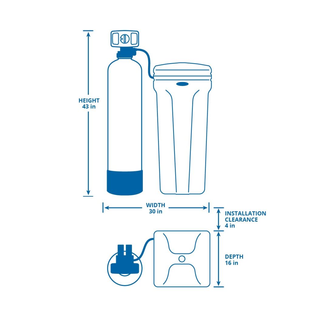 Aquasana SimplySoft® 40,000 Grain Water Softener - Whole House Hard Water Reduction - Base Tank  Cabinet System WH-SF40-BASE Aquasana SimplySoft® 40,000 Grain Water Softener - Whole House Hard Water Reduction - Base Tank  Cabinet System WH-SF40-BASE