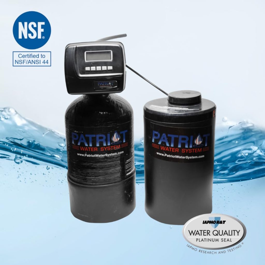 Patriot Freedom RV Water Softener System – Automatic Regeneration, Digital Display, Portable Design, NSF/ANSI Certified, Made in USA Patriot Freedom RV Water Softener System – Automatic Regeneration, Digital Display, Portable Design, NSF/ANSI Certified, Made in USA