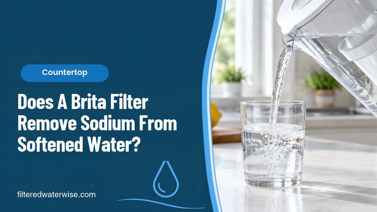 Does A Brita Filter Remove Sodium From Softened Water? – countertop filter guide from Filtered Water Wise