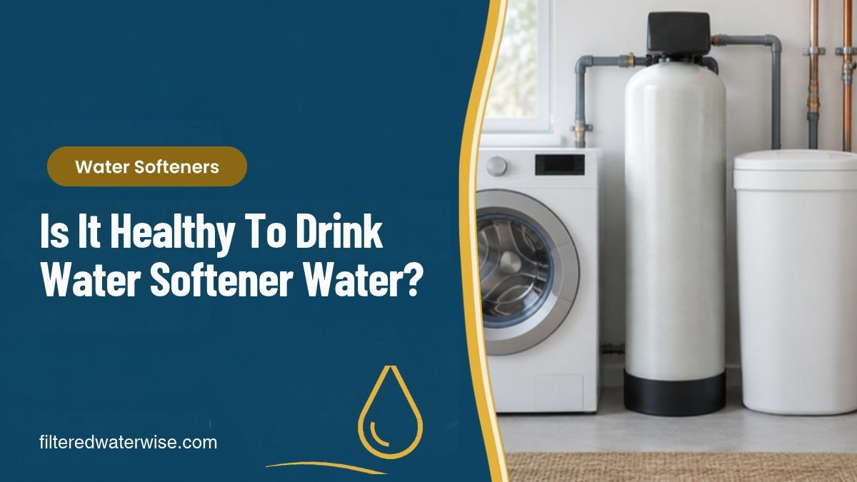 Is It Healthy To Drink Water Softener Water?