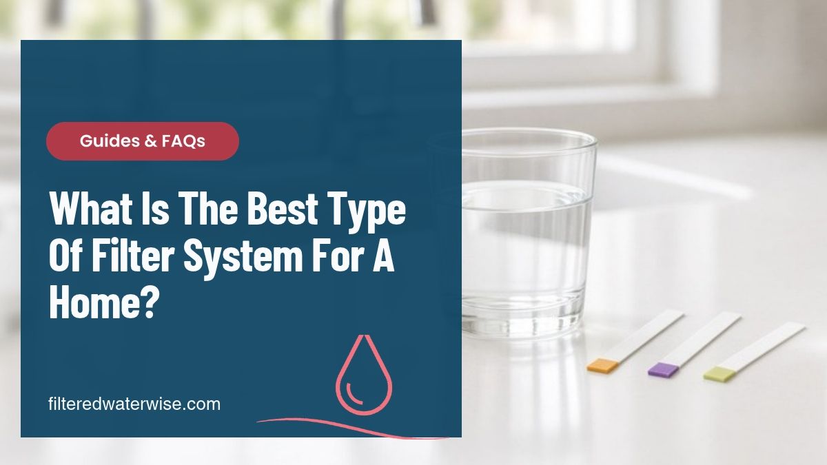 What Is The Best Type Of Water Filtration System For A Home?